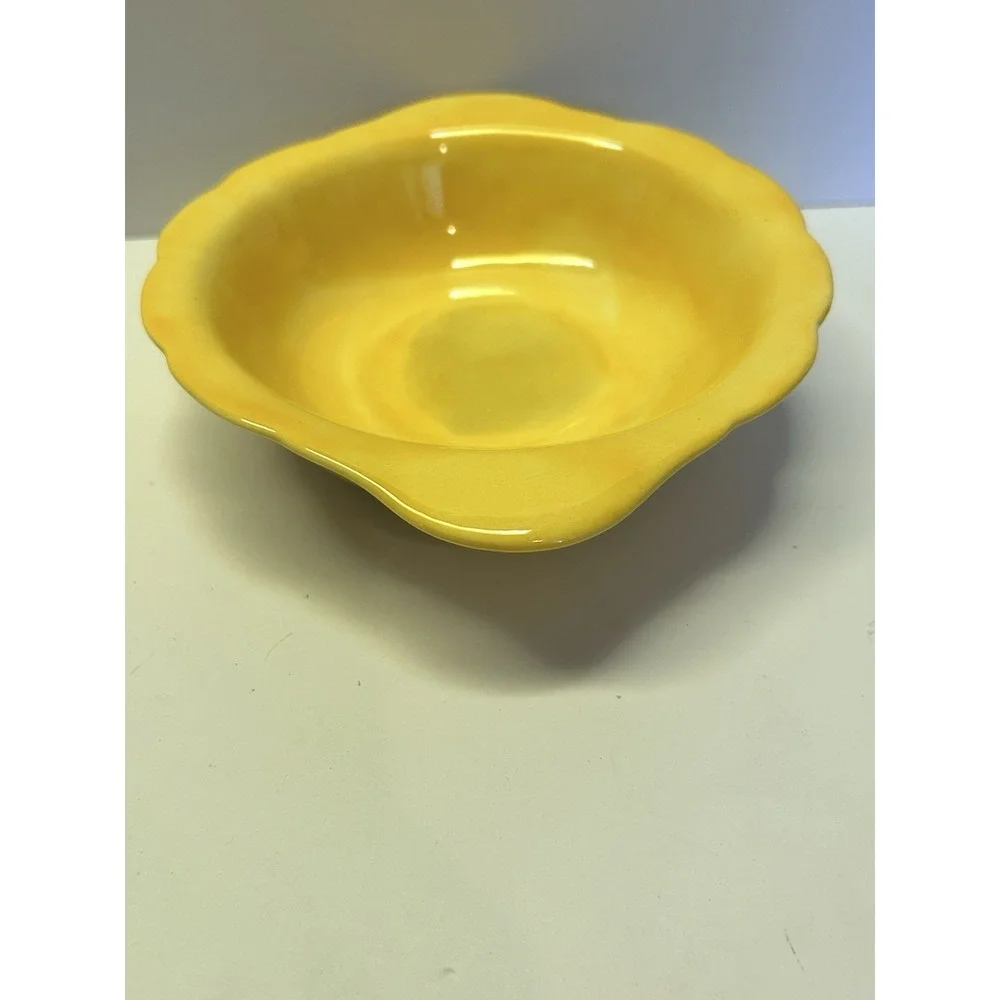 Vintage Pitcher Wash Basin Matching Bowl Set Yellow And Hand Panted Candlesticks